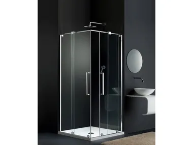 S-LITE SK - Glass shower cabin with sliding door _ Provex Industrie